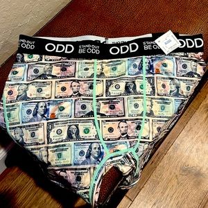 Odd Boxer Briefs Premium All The Money on these Cool Men Underwear Lightweight!